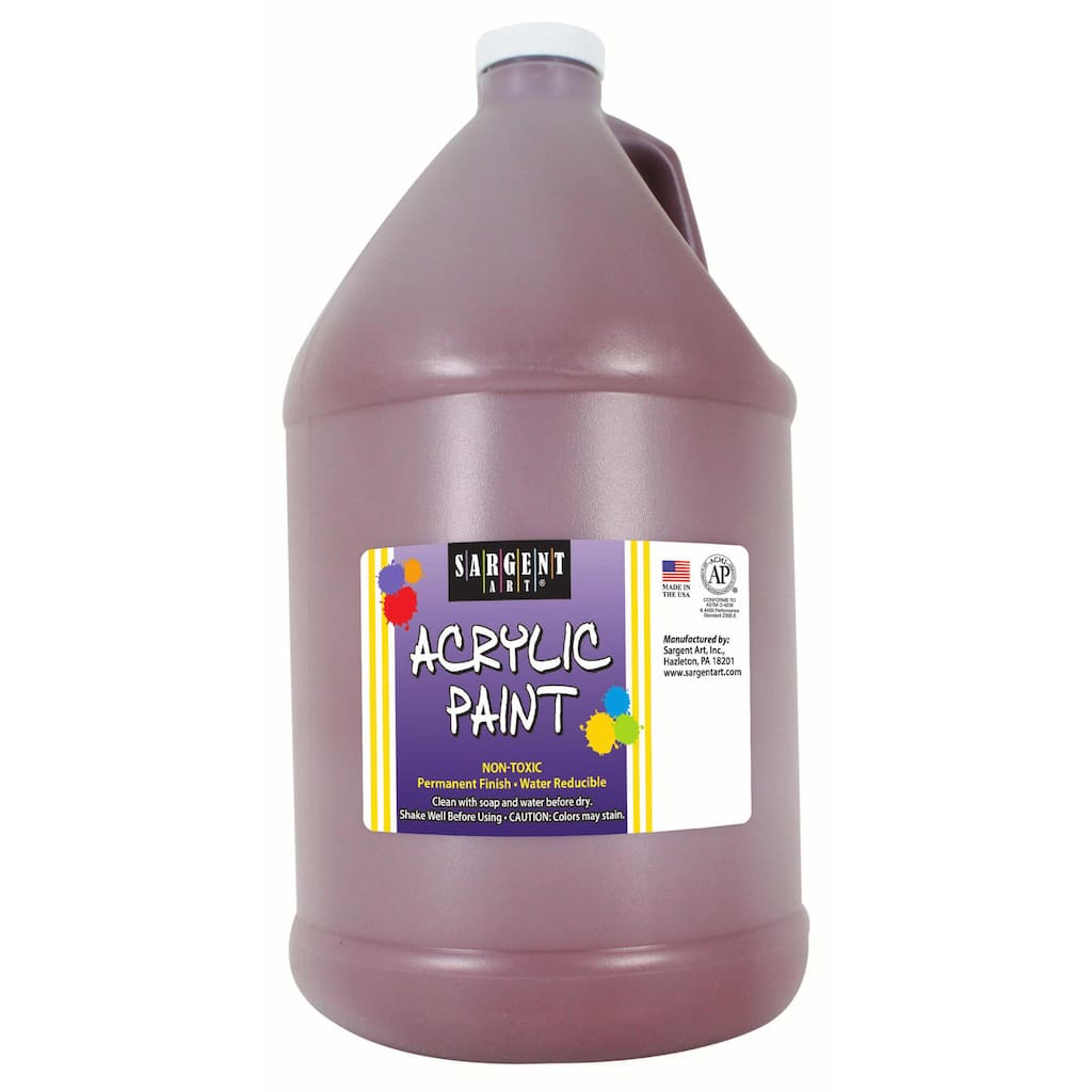 Sargent Art Brown Acrylic Paint Bottle Sargent Art Brown Acrylic Paint Bottle